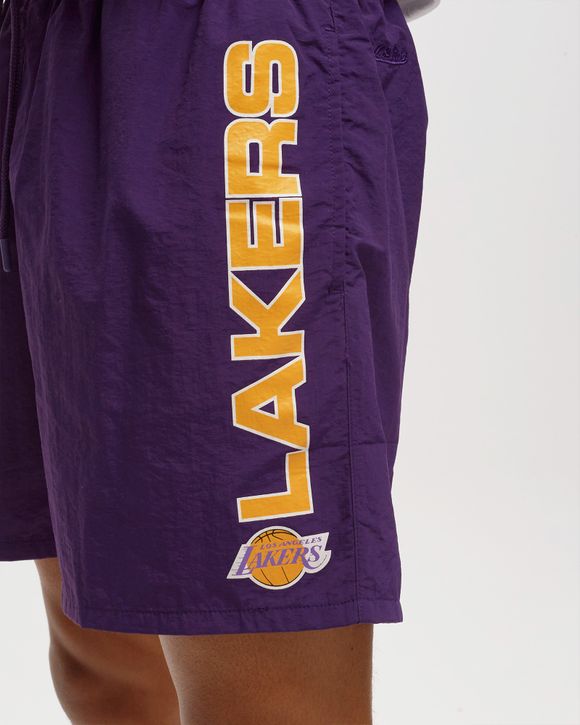 Lakers cheap swim trunks