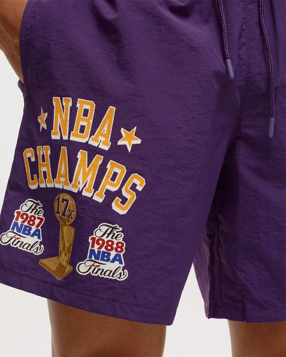 Mitchell & Ness Team Heritage Lakers Woven Short Large / Purple