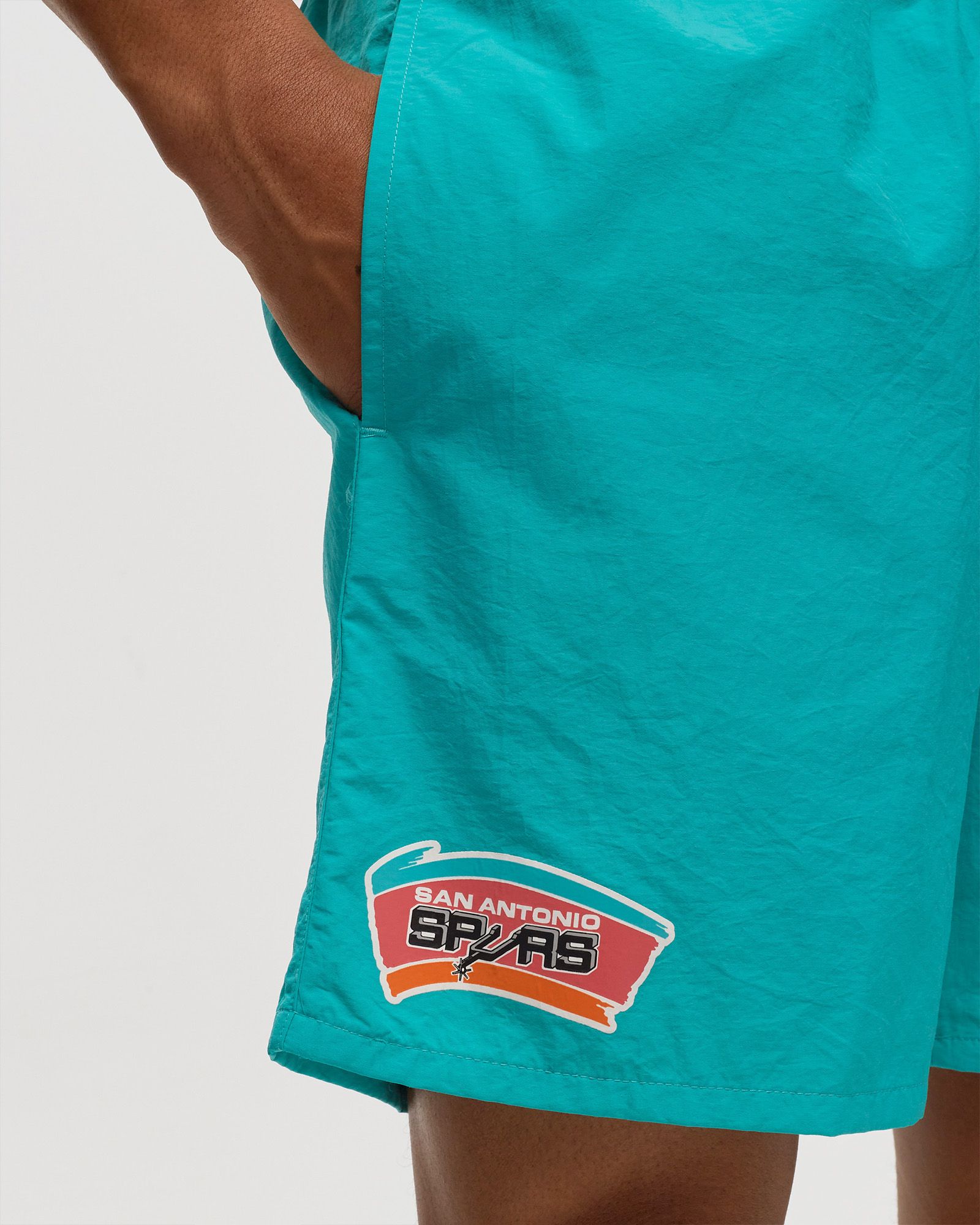 Team Heritage Woven Short - San Antonio Spurs