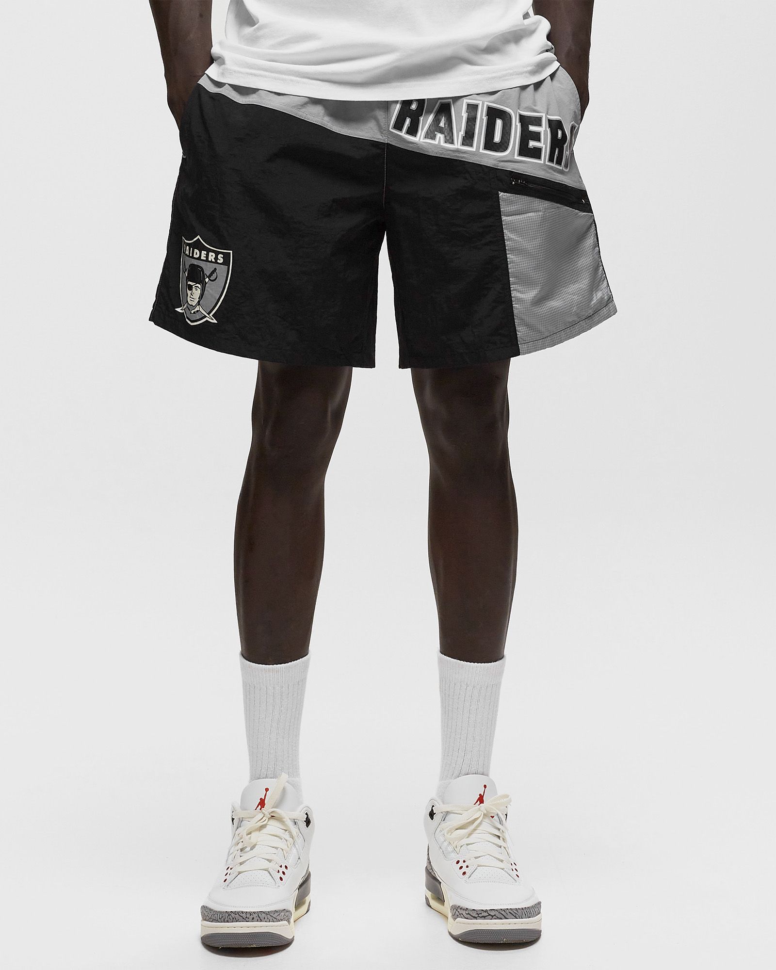 NFL NYLON UTILITY SHORT OAKLAND LAS VEGAS RAIDERS