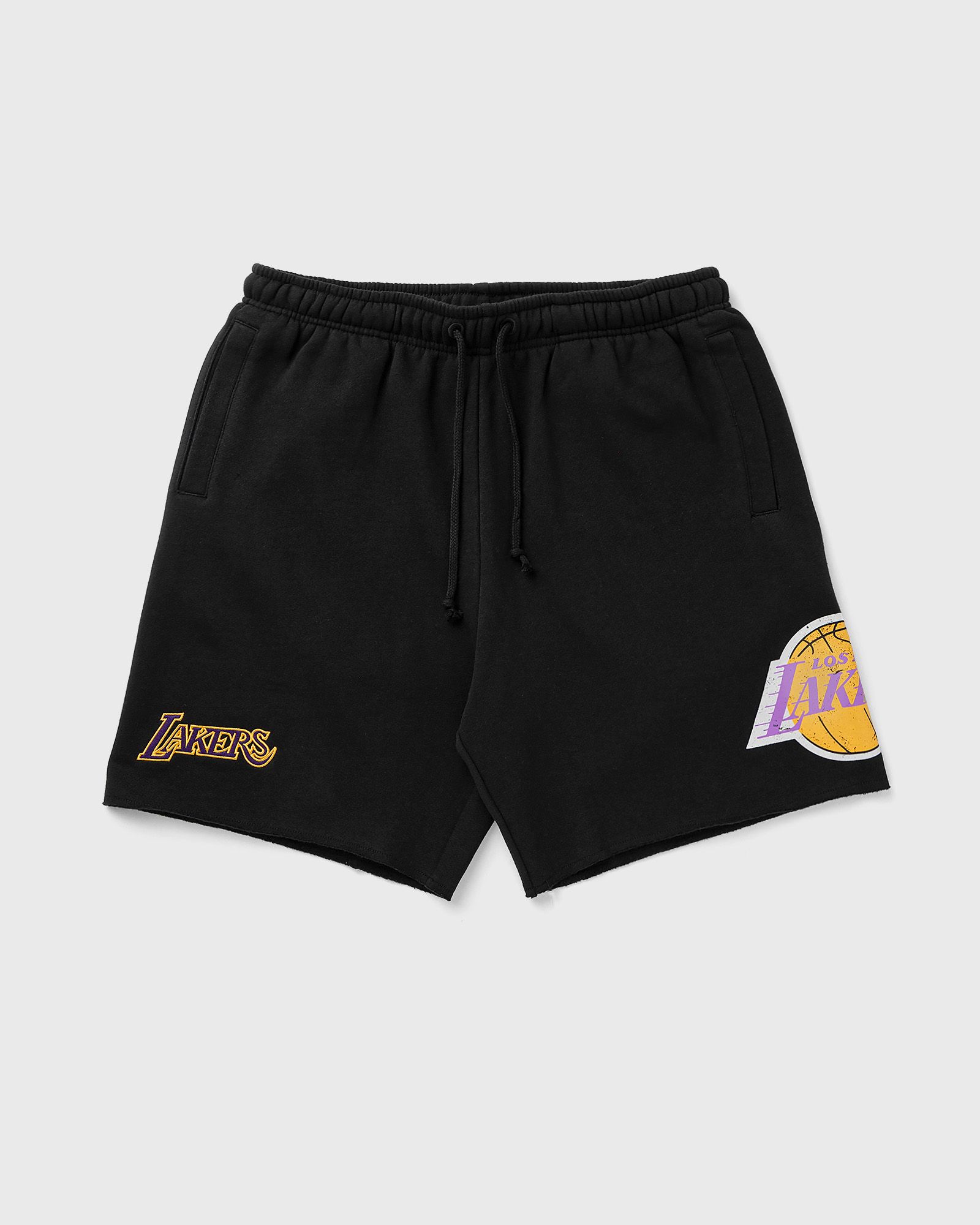 NBA POSTGAME FLEECE SHORTS VINTAGE LOGO LOS ANGELES LAKERS
