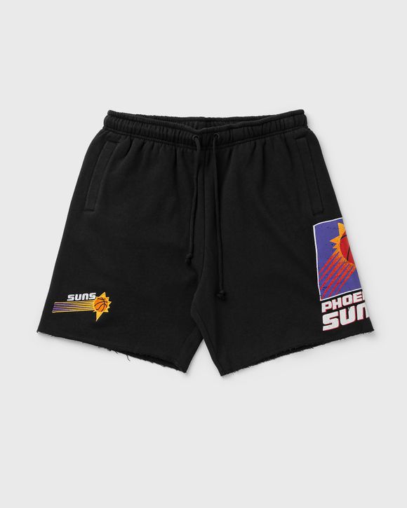 Mitchell Ness NBA POSTGAME FLEECE SHORTS VINTAGE LOGO PHOENIX SUNS Black BSTN Store