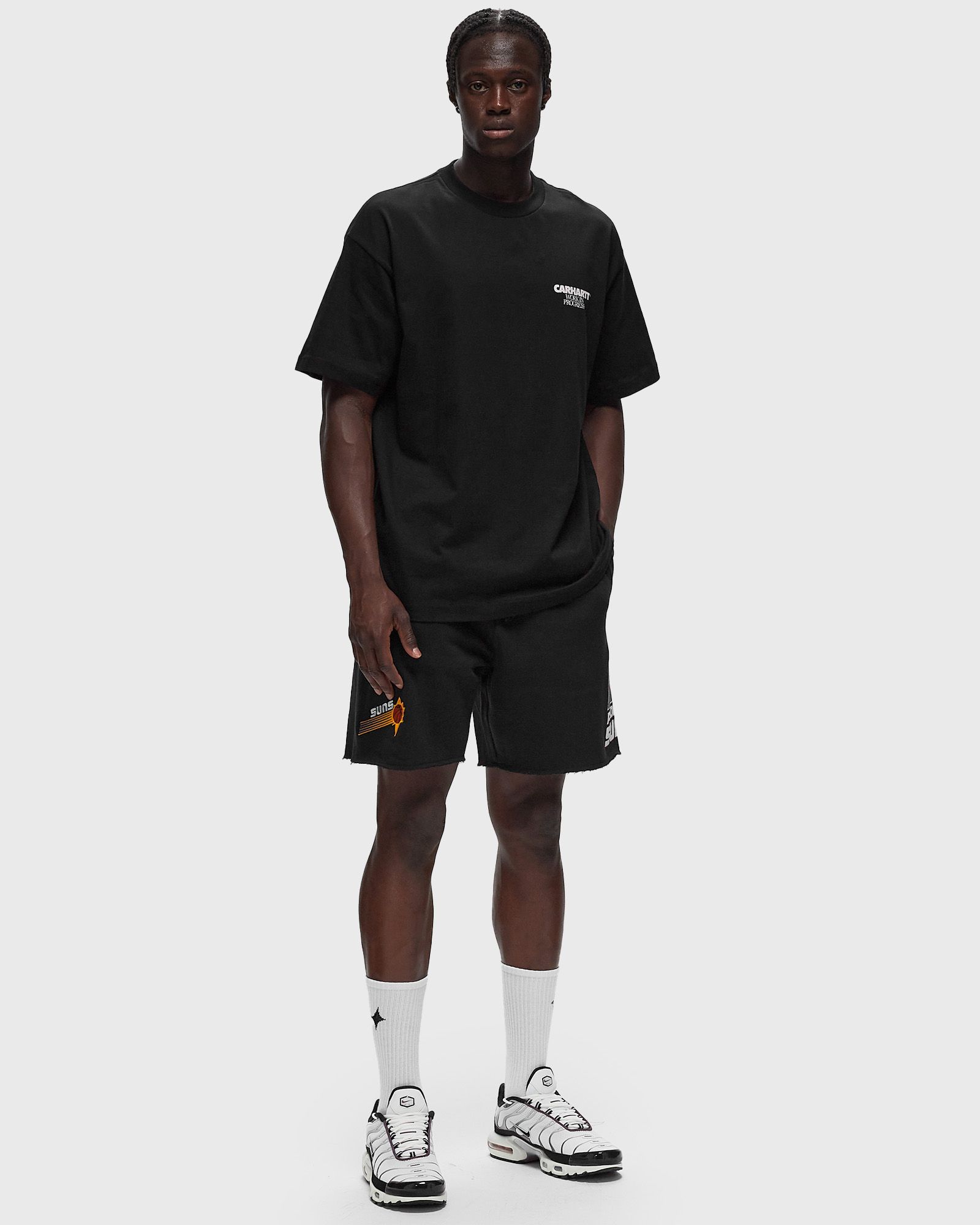 NBA POSTGAME FLEECE SHORTS VINTAGE LOGO PHOENIX SUNS