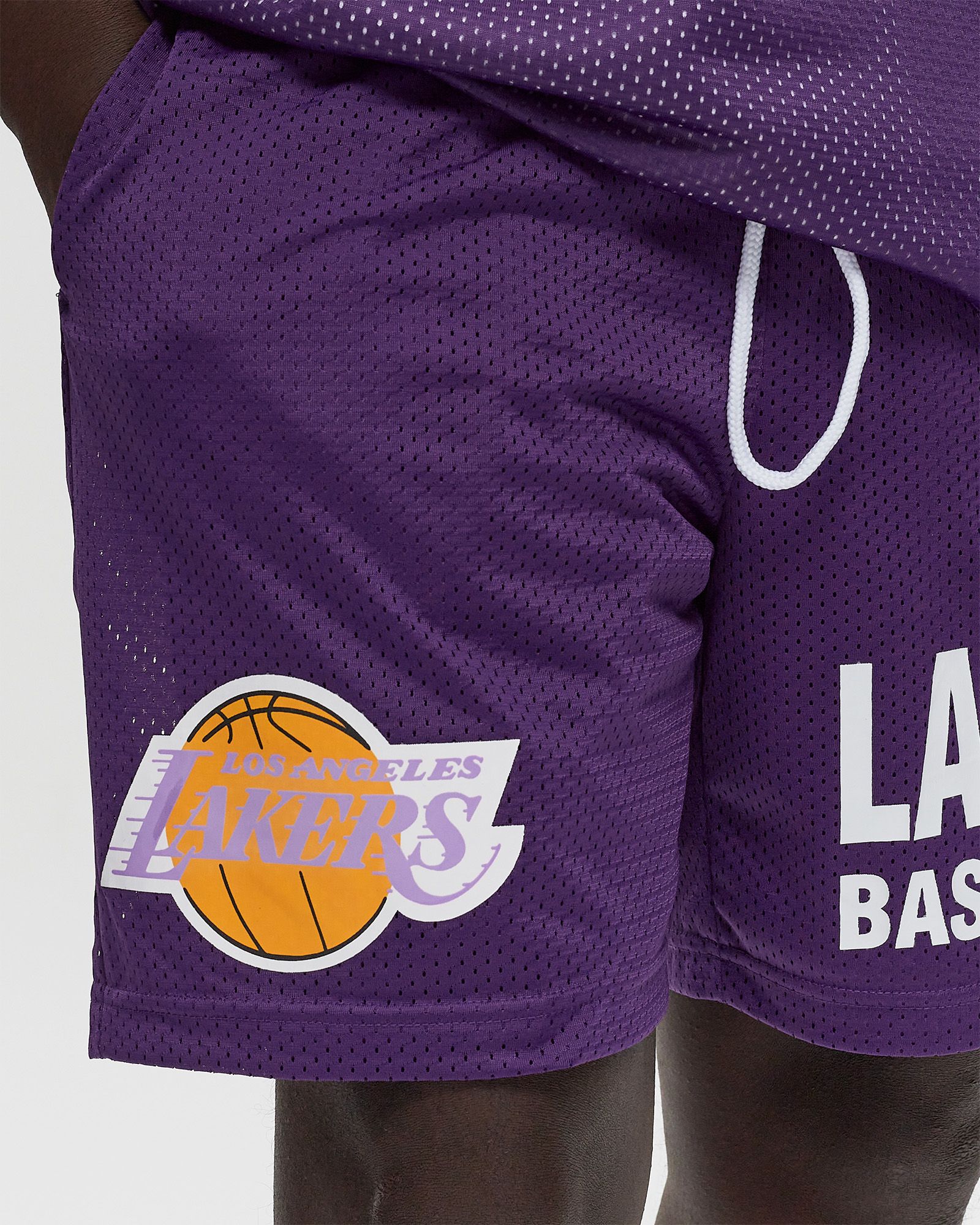 NBA GAMEDAY MESH 7IN SHORTS VINTAGE LOGO LAKERS