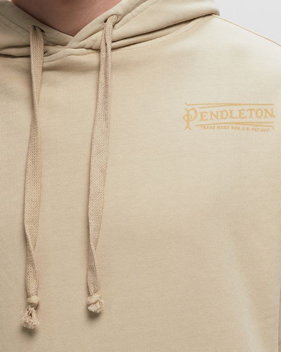 Pendleton TRADE MARK HOODIE Beige SAND