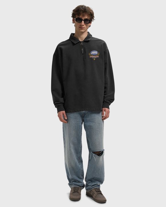 PREM. WASHED FADEOUT HALFZIPPER