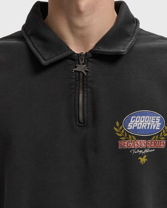 PREM. WASHED FADEOUT HALFZIPPER