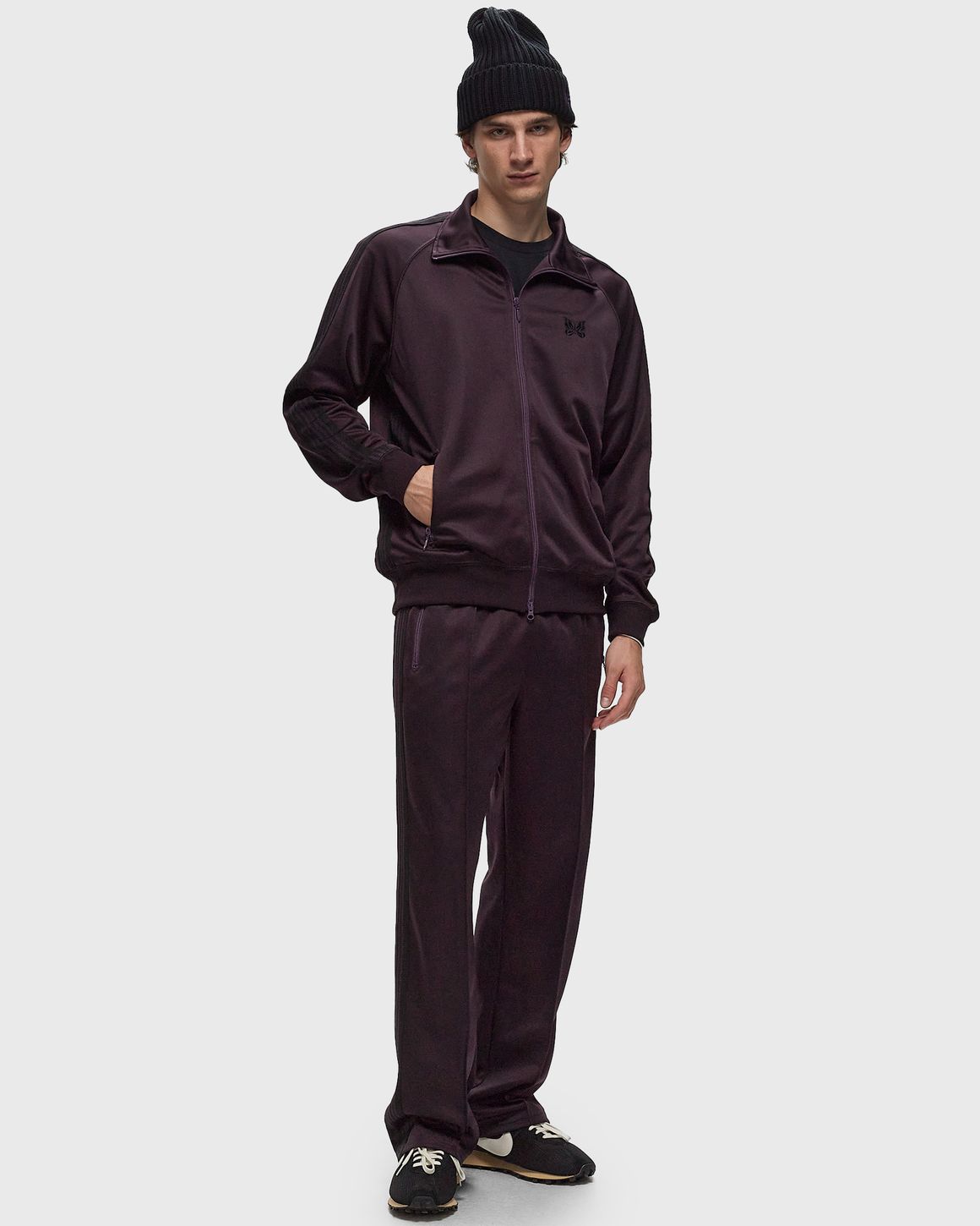 Track Jacket - Purple - Poly Smooth | Nepenthes New York