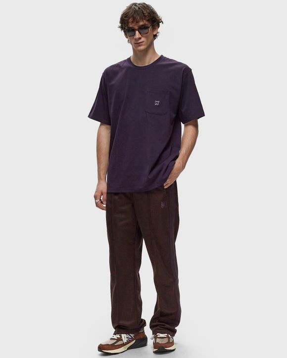 Needles Track Pant - Poly Smooth Brown | BSTN Store