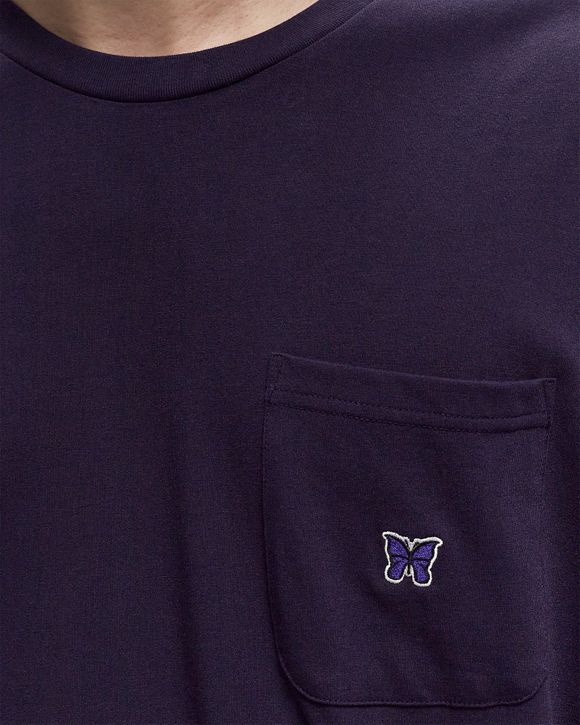 【NEEDLES】 25SS L/S Crew Neck Tee Poly Jersey - BLACK Needles L/S Crew Neck Tee - Poly Jersey Black | BSTN Store