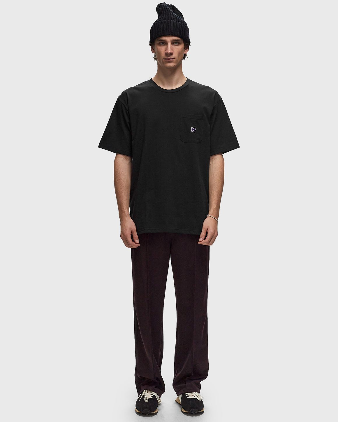 Needles S/S Crew Neck Tee - Poly Jersey Black | BSTN Store Needles S/S Crew Neck Tee - Poly Jersey Black | BSTN Store