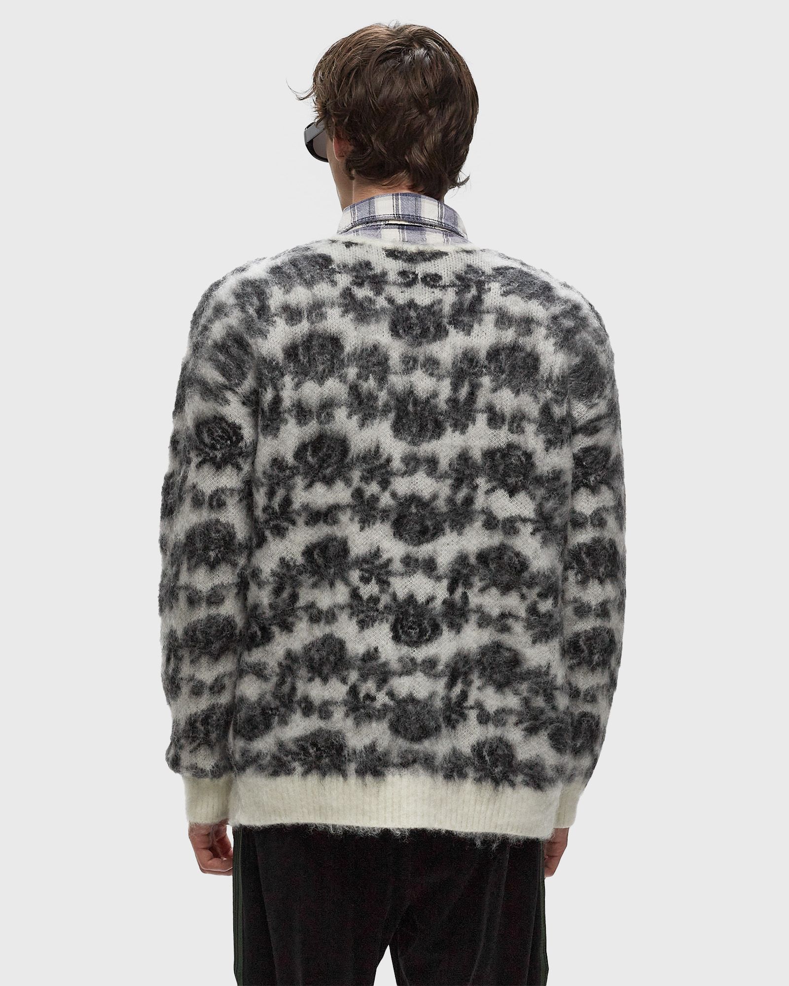 【新品未使用】Needles cardigan Rose Lsize Needles Mohair Cardigan Rose Dark Brown