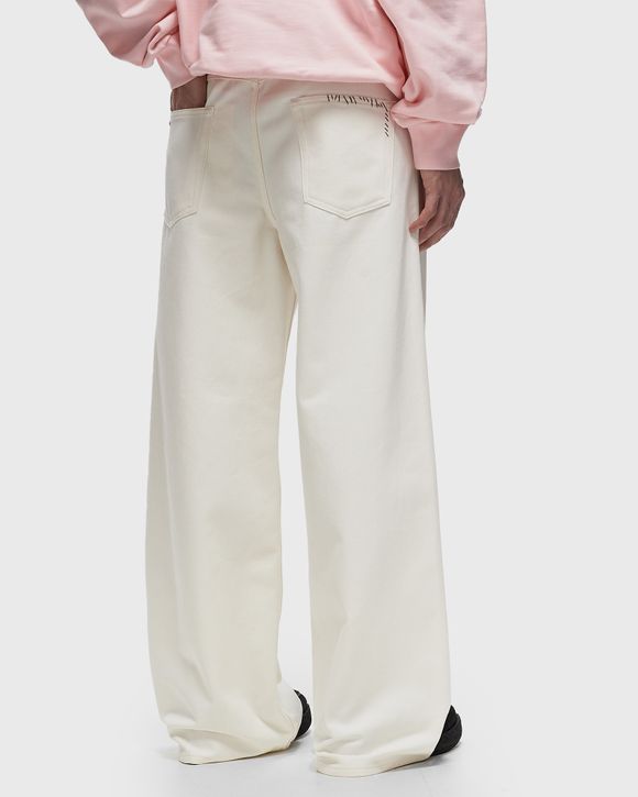 パンツ MARNI Woman Pants White PAMA0390X0UTN903 00W03 ◇TWICE ジヒョ着用◇MARNI ホワイト ストレート カーゴパンツ