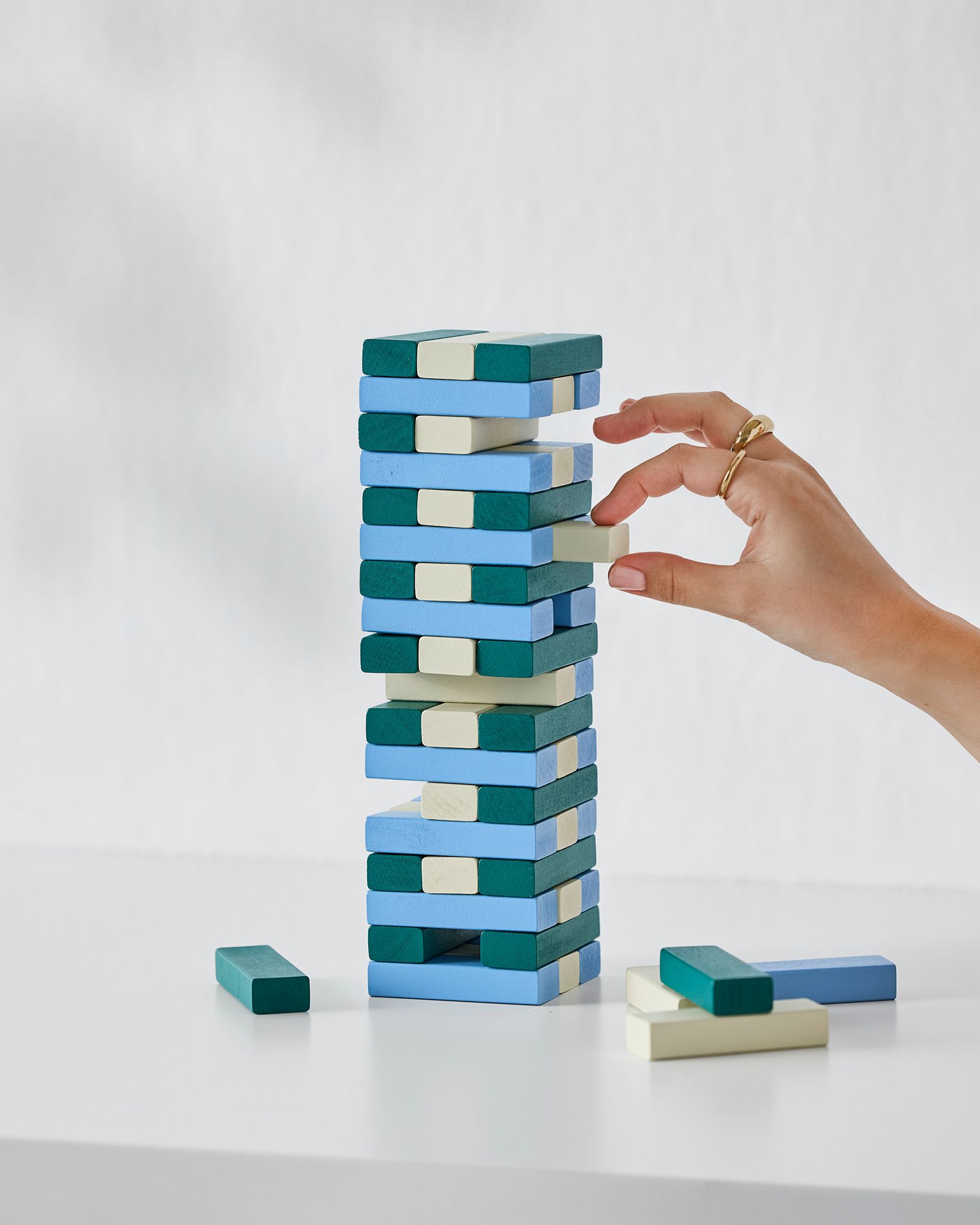 Play Tumbling Towers Green/Blue