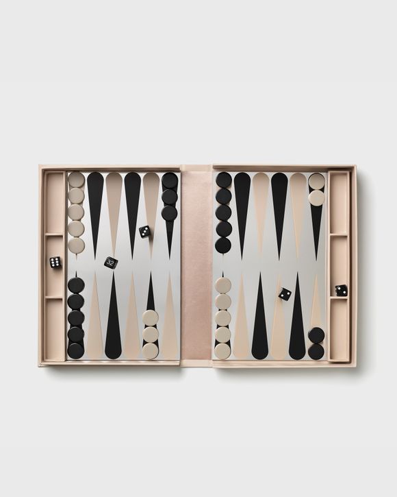 Classic Art Of Backgammon Mirror Beige/Clear