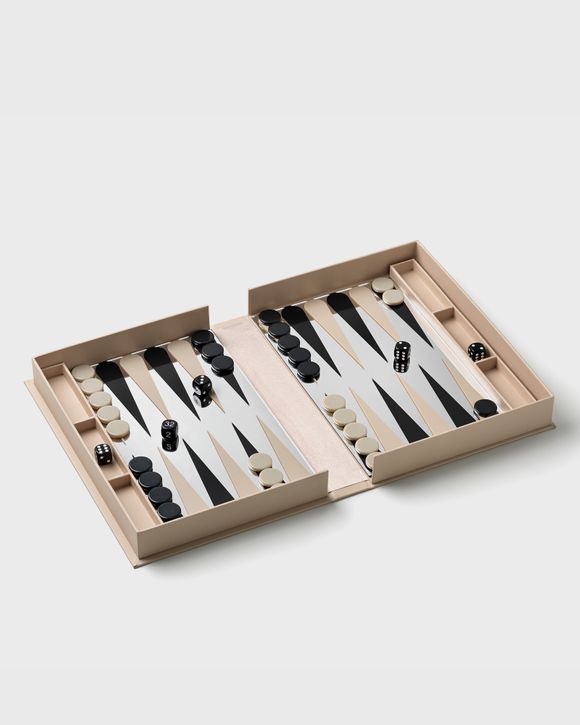 Classic Art Of Backgammon Mirror Beige/Clear