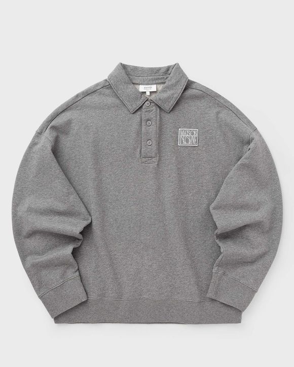 STAMP OVERSIZE POLO SWEASHIRT