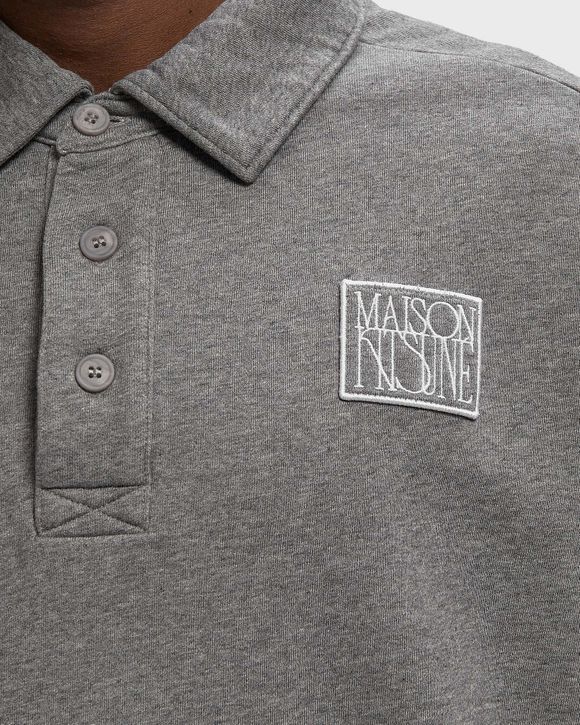 STAMP OVERSIZE POLO SWEASHIRT