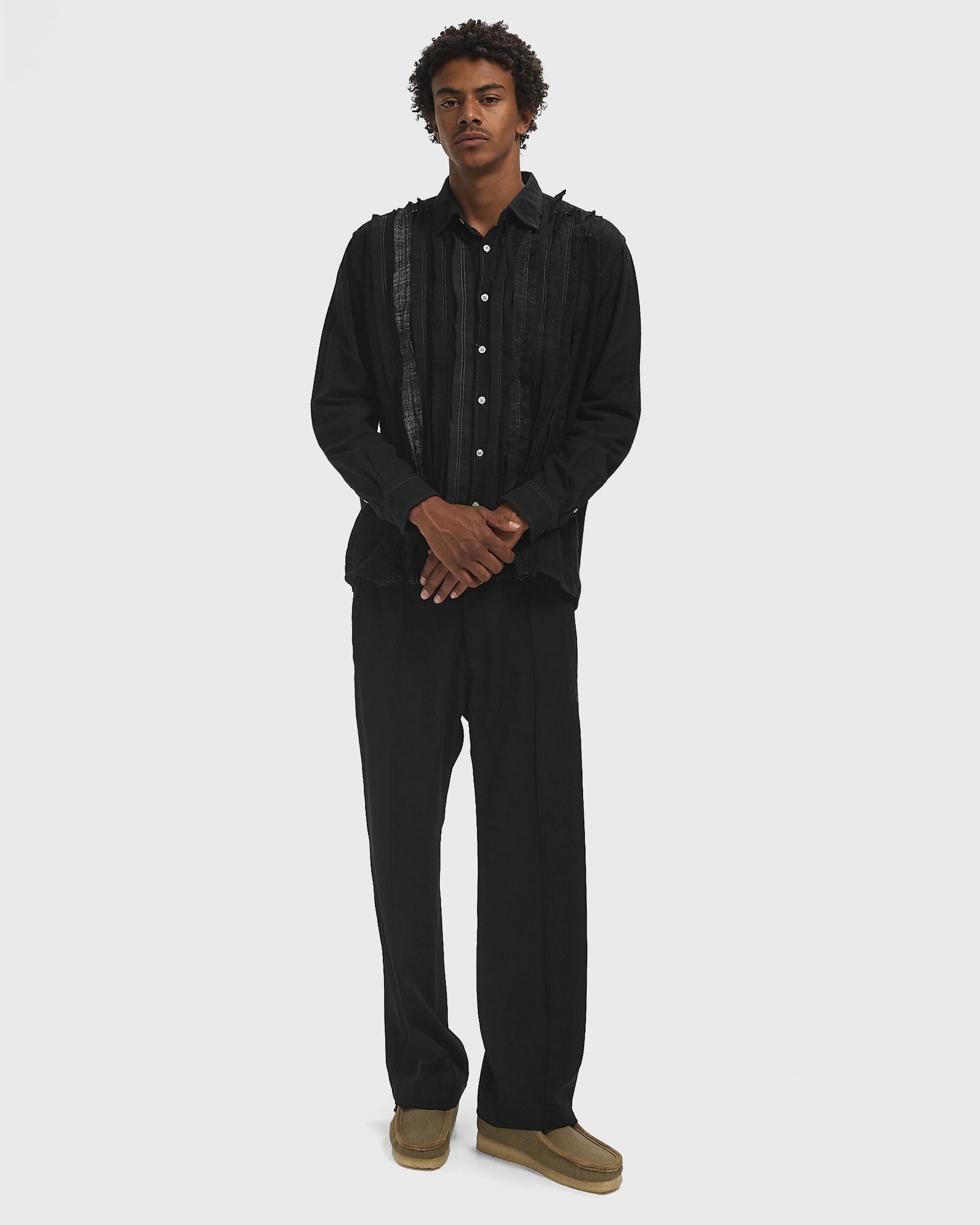 Rebuild by Flannel Shirt -> Ribbon Shirt / Over Dye