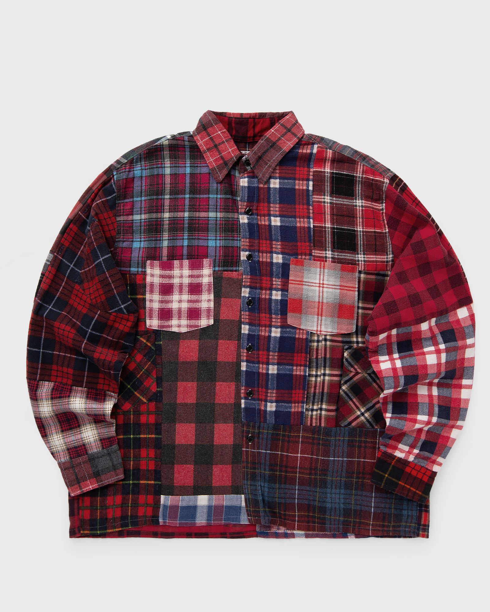 Rebuild By Flannel Shirt -> Straight Hem Shirt-image