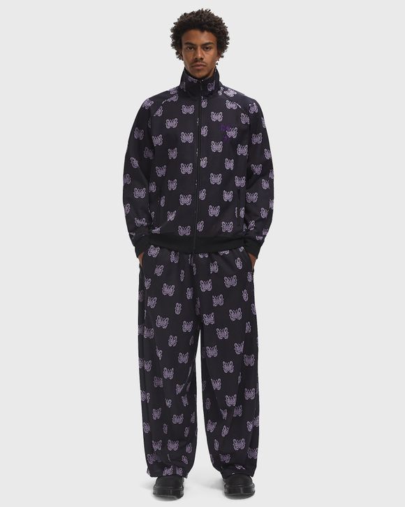 Needles x Kae Tanaka H.D. Track Pant - Poly Jacquard Black