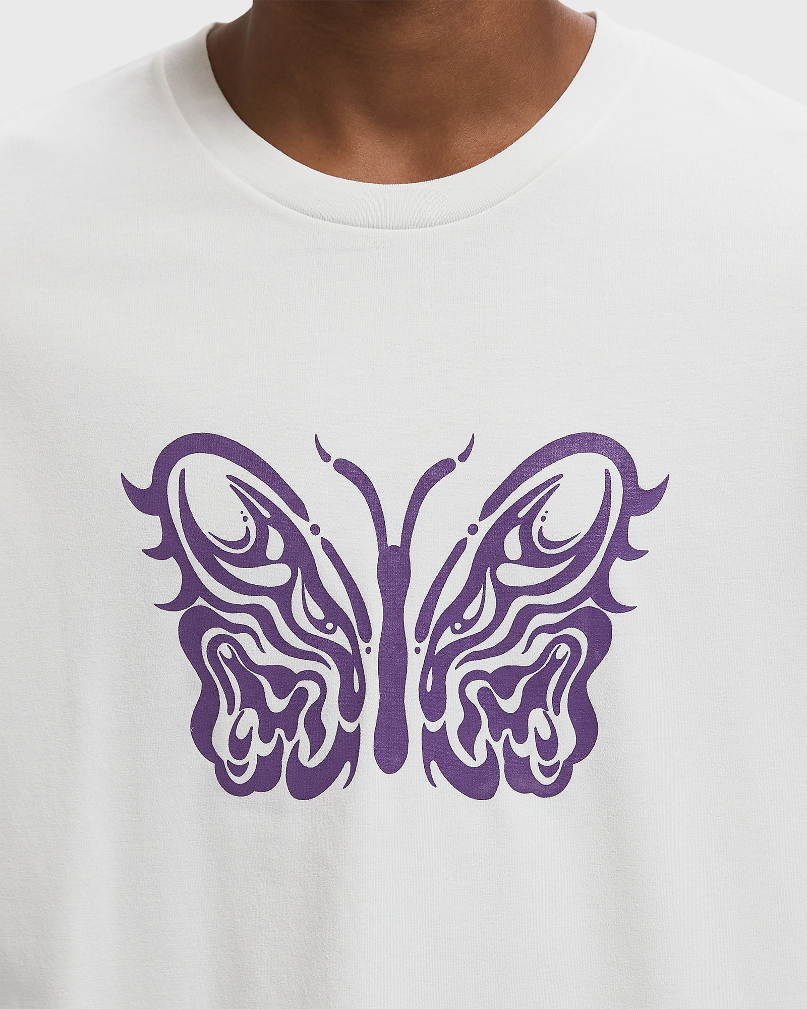 x Kae Tanaka  S/S Crew Neck Tee - Poly Jersey / KT Papillon