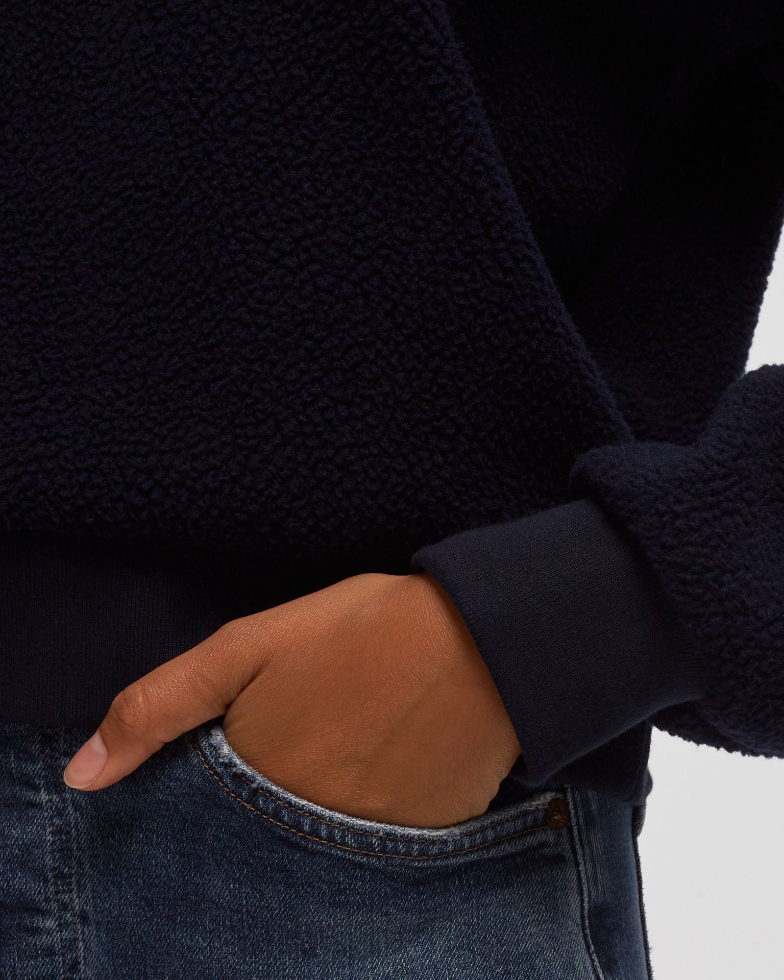 WMNS Sherpa Fleece Quarter Zip