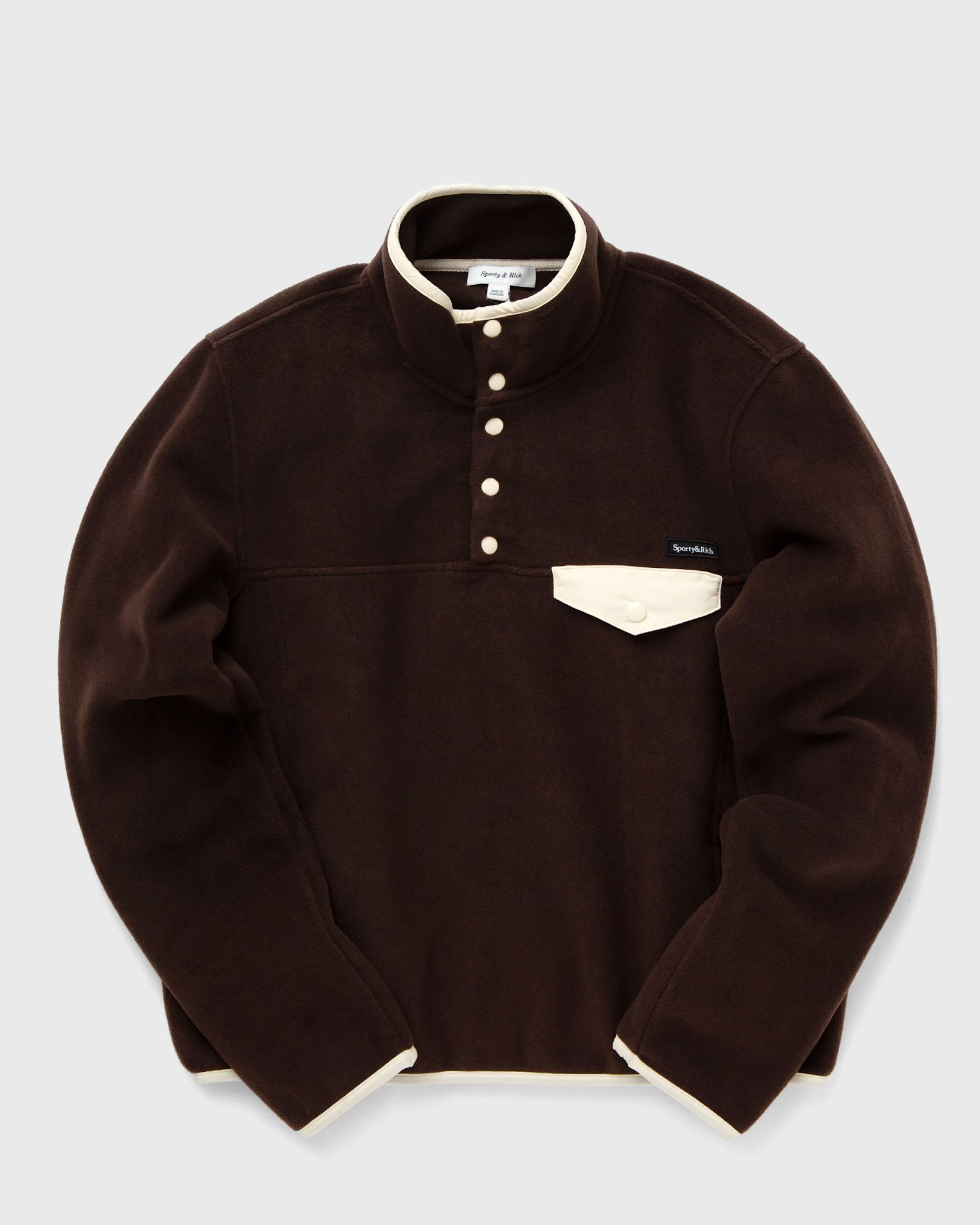 Buttoned Polar Sweatshirt
