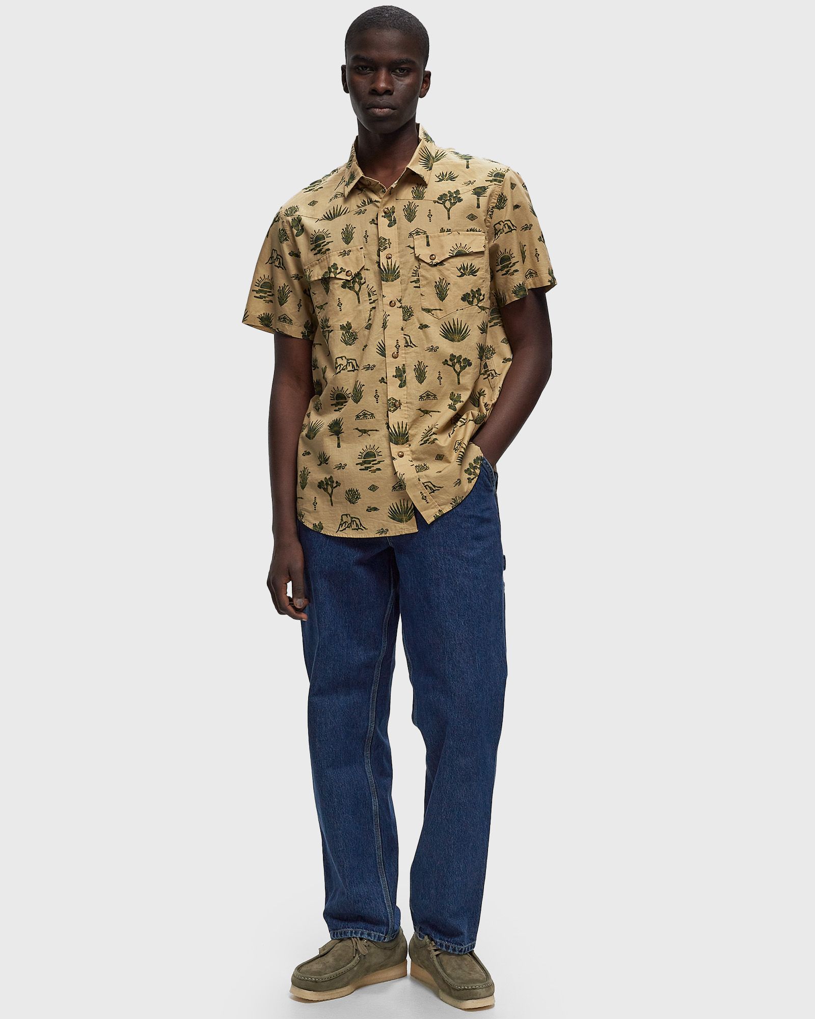 LARAMIE SHIRT SS YUCA VALLEY TAN