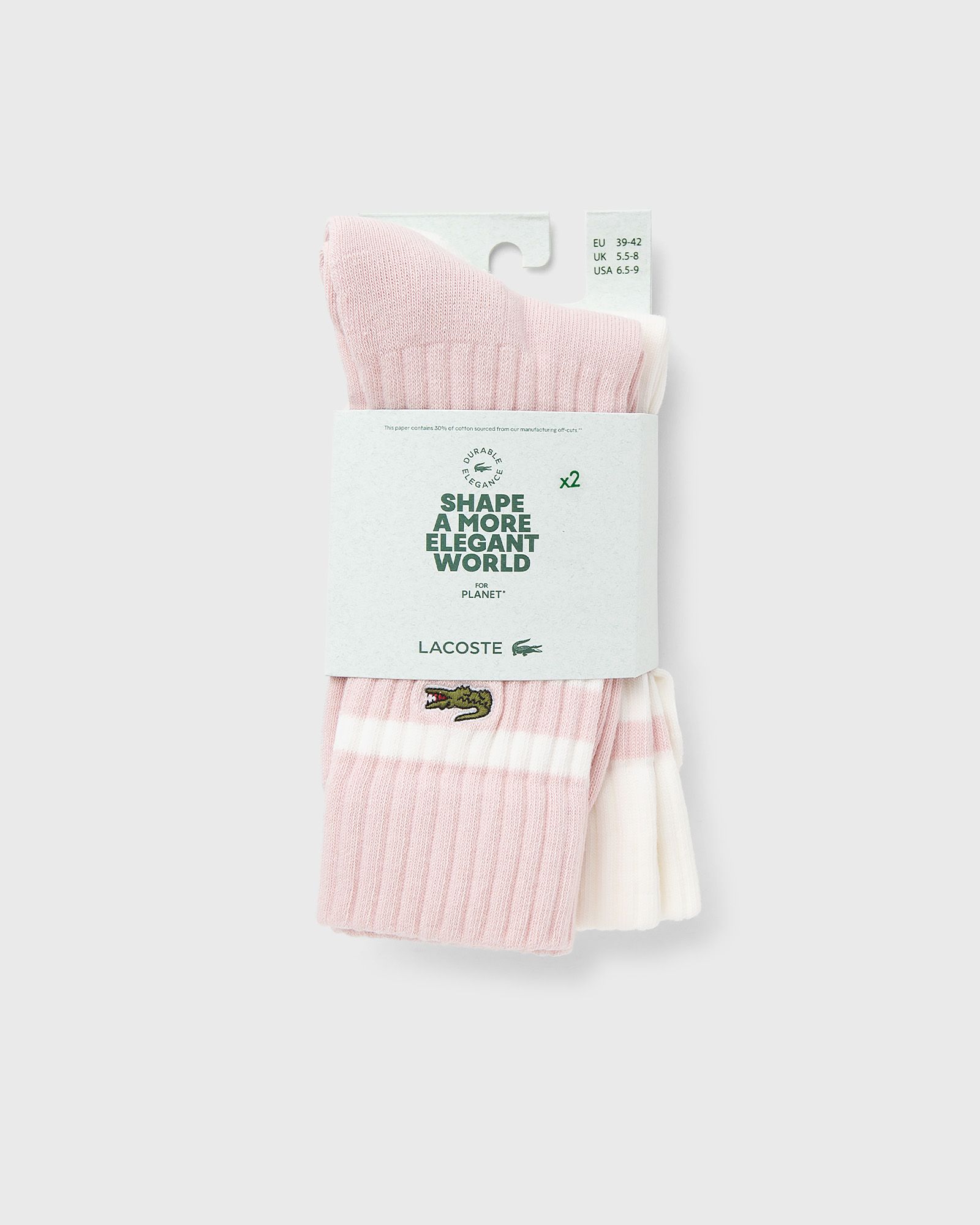 2-Pack Ribbed Cotton Socks