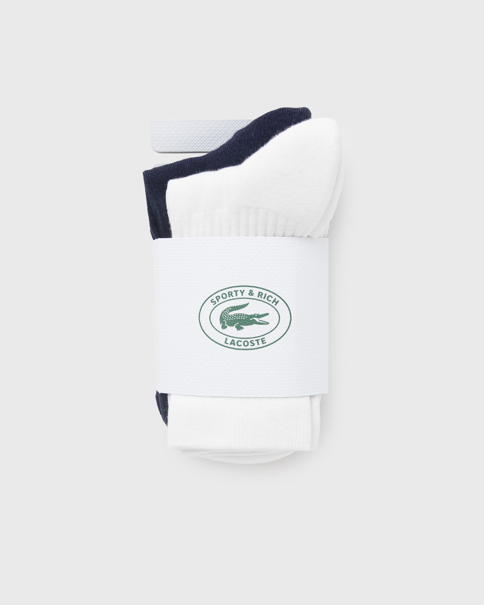 Lacoste Ribbed Striped Socks (2 Pairs)