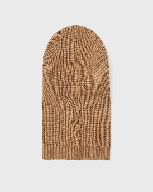 RIBBED WOOL BALACLAVA WITH VISOR