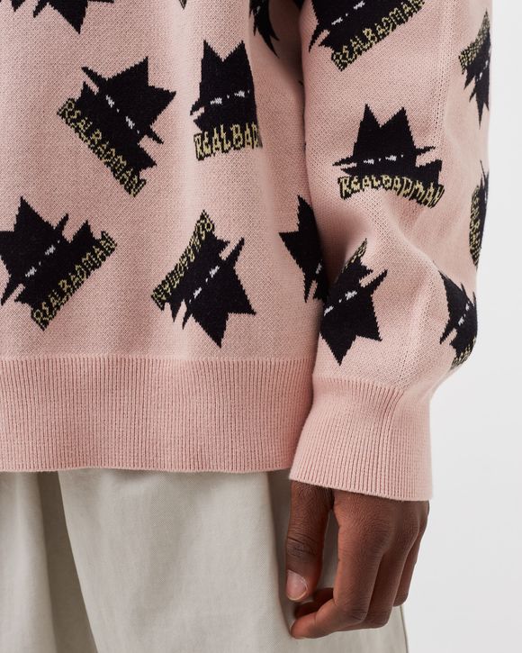 【REAL BAD MAN】RATHER LARGE SWEATER [PINK] Rather Large Sweater - Pink – Feature