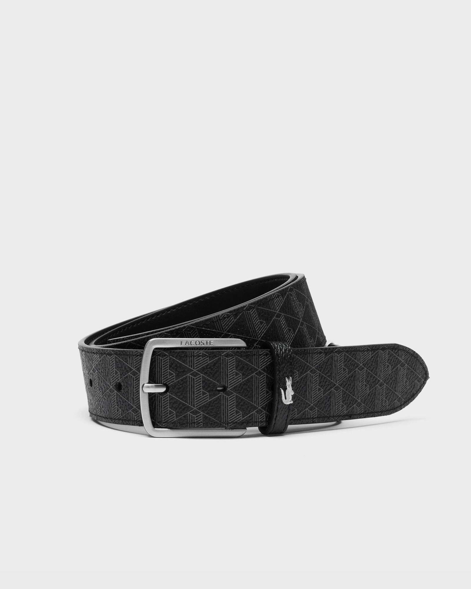 Lacoste - leather goods belt men wallets black in größe:95 cm