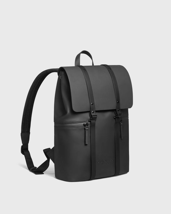 Gaston Luga Solid Black Backpack One Size - 59% off