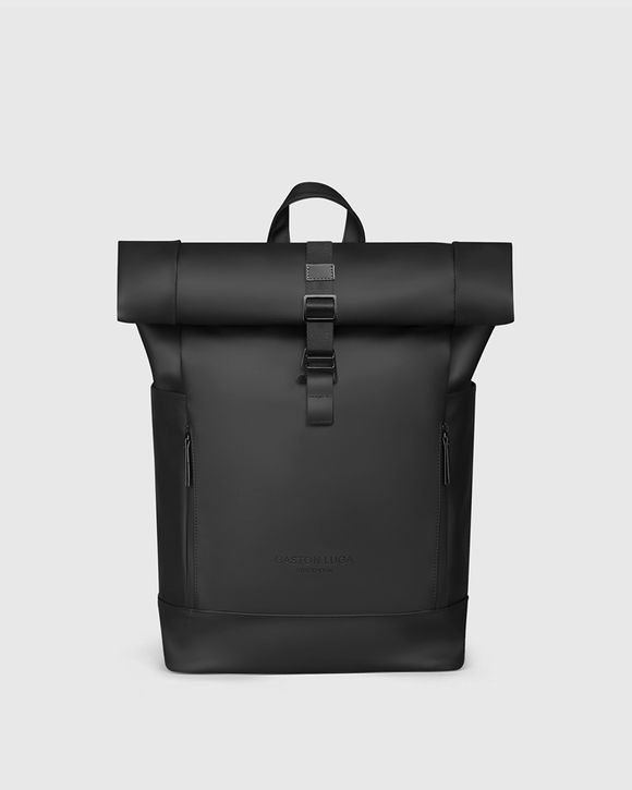 Gaston Luga Solid Black Backpack One Size - 59% off