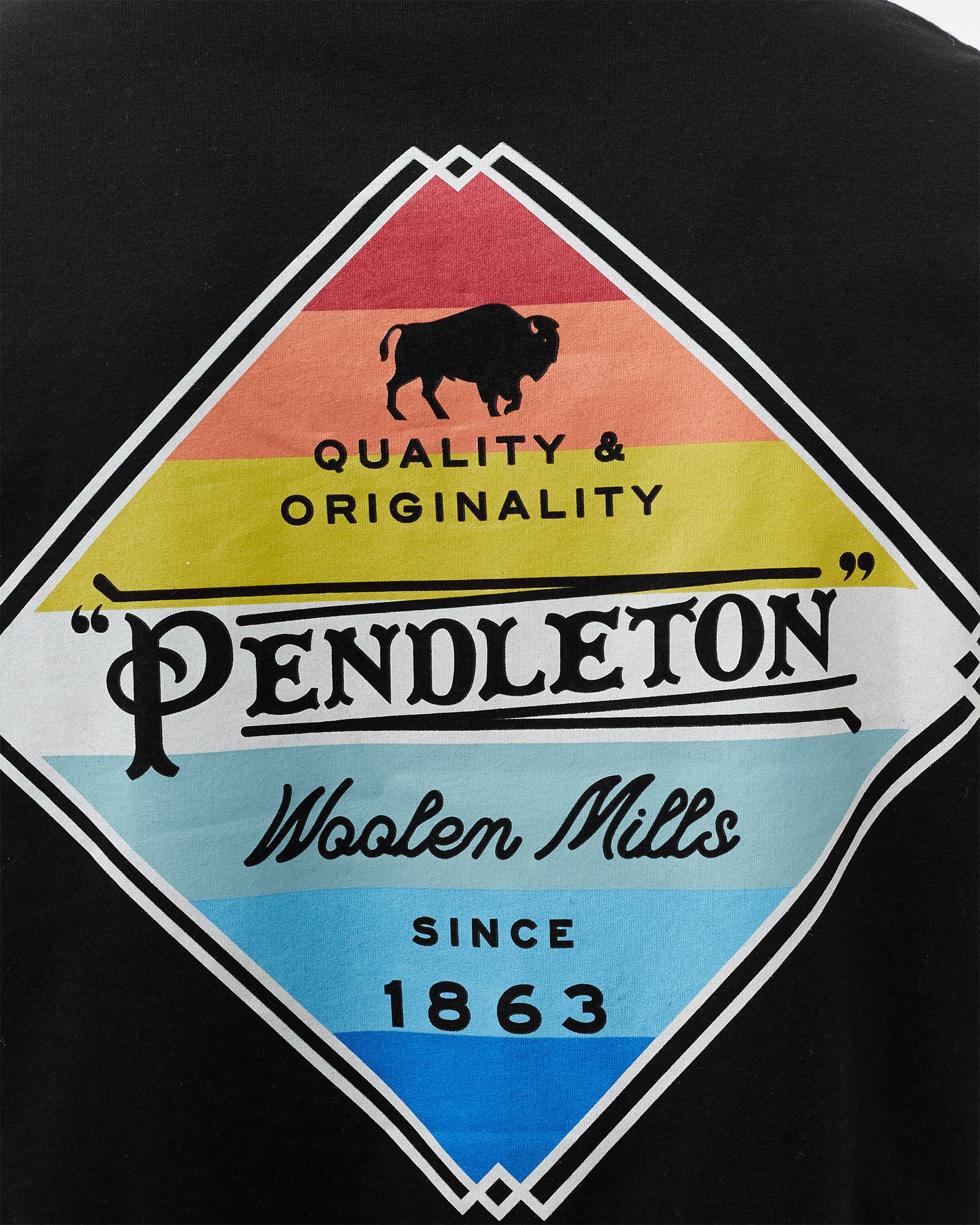 Diamond Stripes Graphic Tee