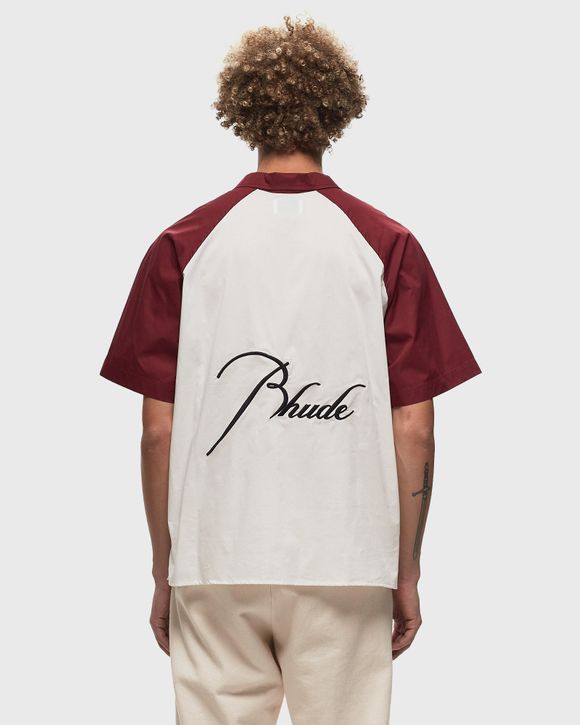 RAGLAN POPLIN BUTTON UP