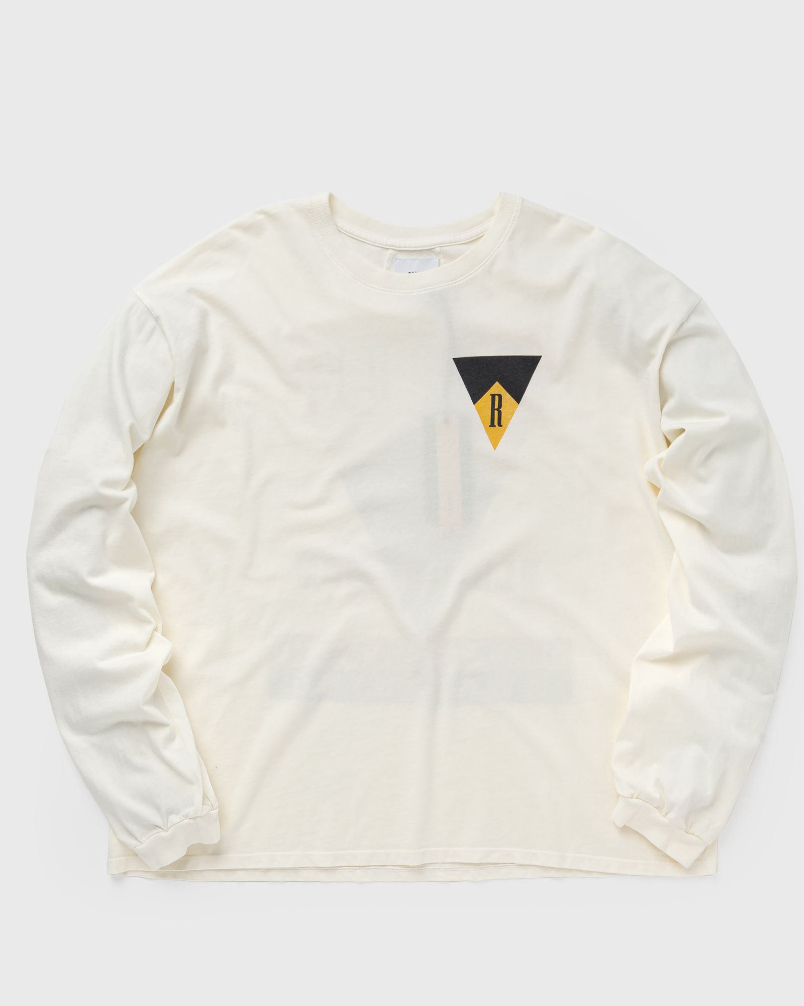 Rhude - blood and mud ls tee men longsleeves white in größe:m