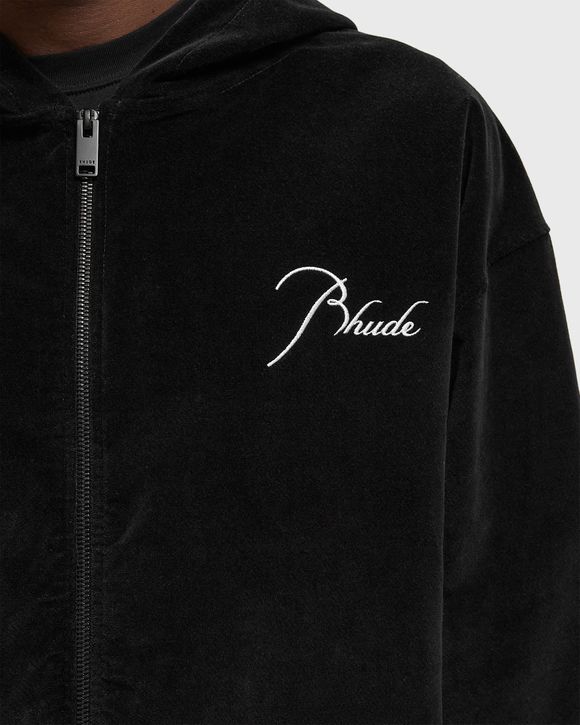 VELOUR CLASSIQUE ZIP-UP HOODIE