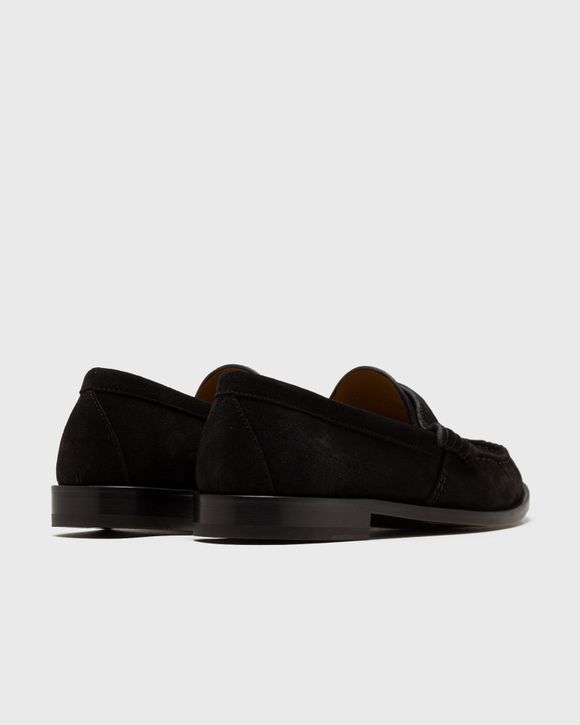 The Penny Loafer - Black Suede, Crafted by Hand