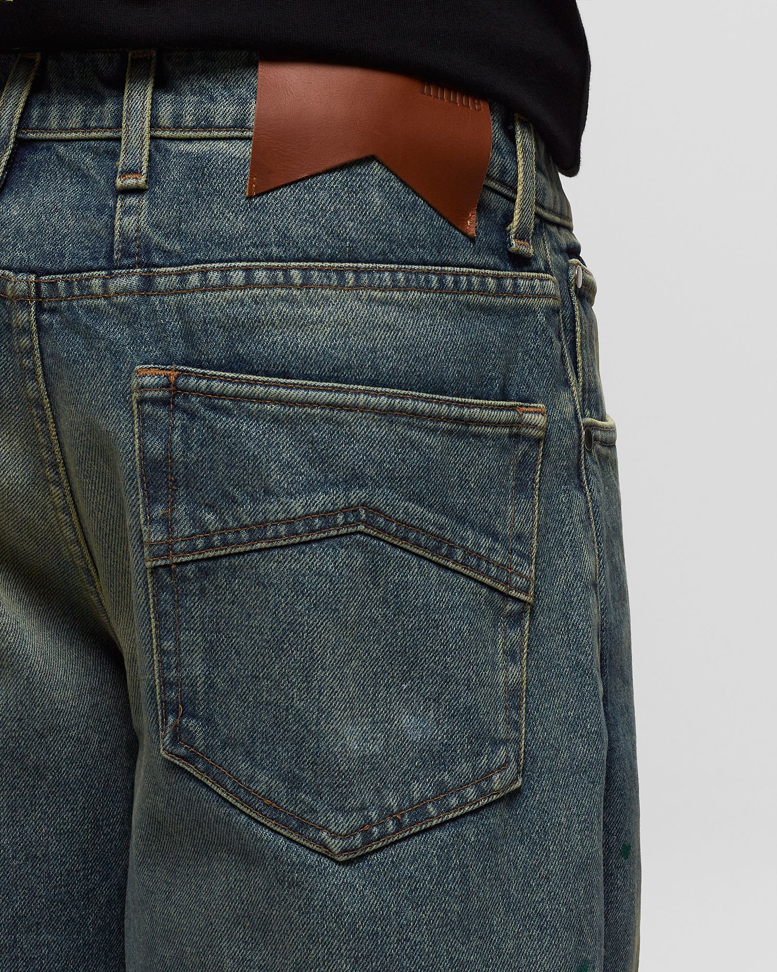 RHUDE WIDE LEG DENIM