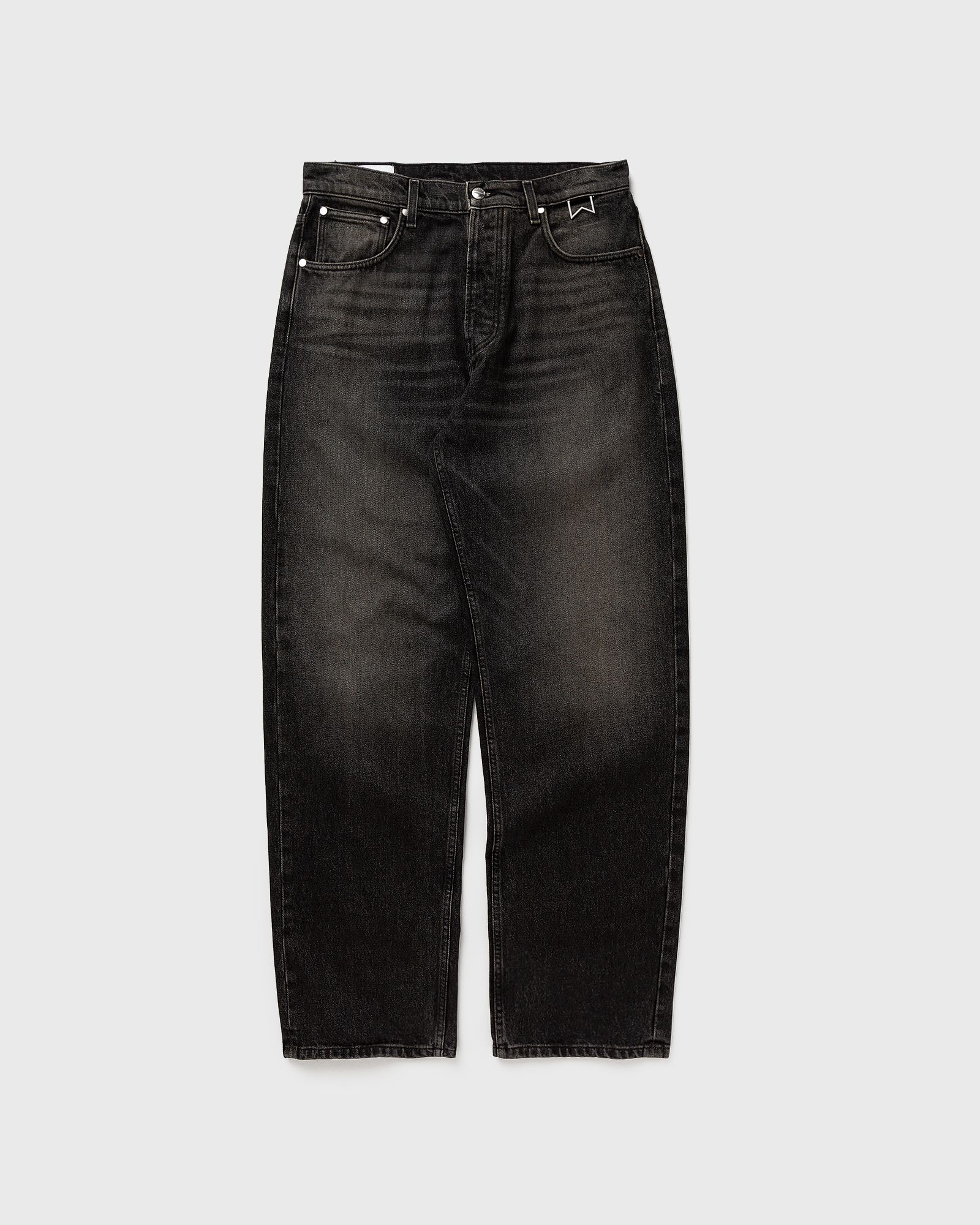 Rhude - wide leg denim men jeans black in größe:l