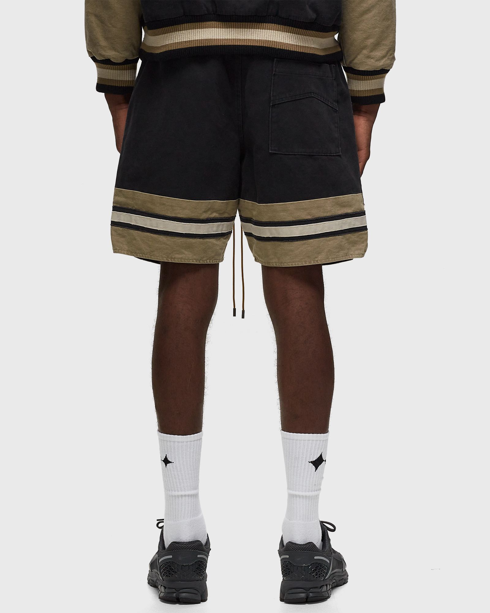 RHUDE EMBROIDERED LOGO SHORT