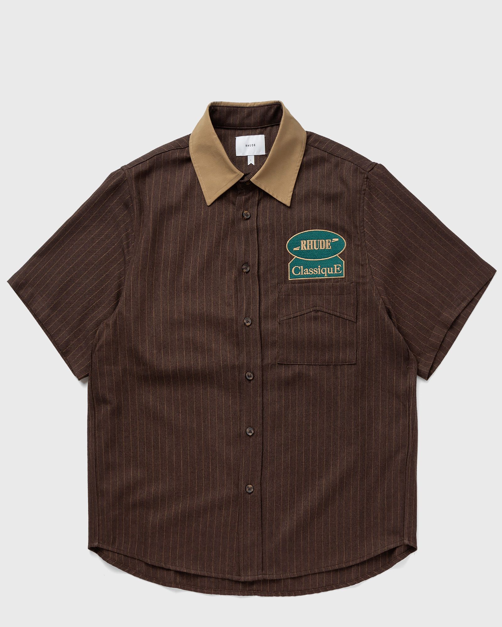 TWILL STRIPE MECHANIC SHIRT