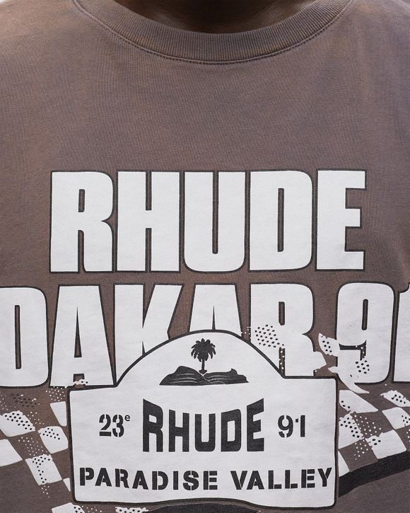 Rhude DAKAR 91 LS TEE Grey | BSTN Store