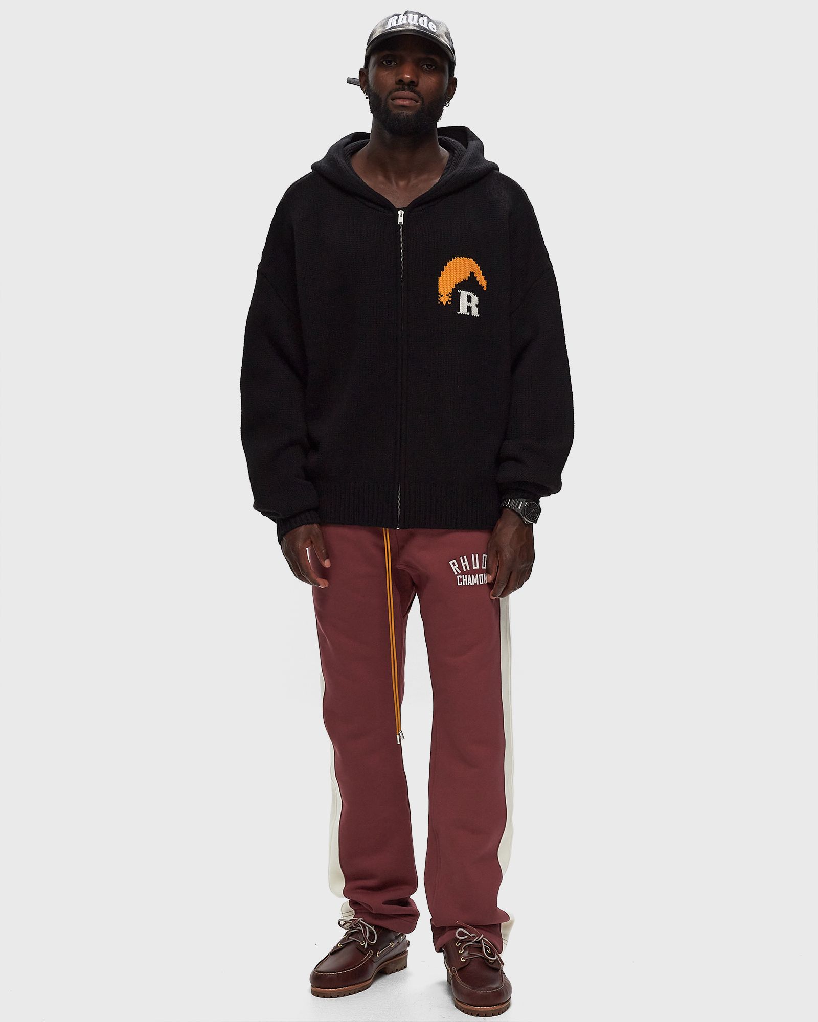 MOONLIGHT KNIT ZIP-UP HOODIE