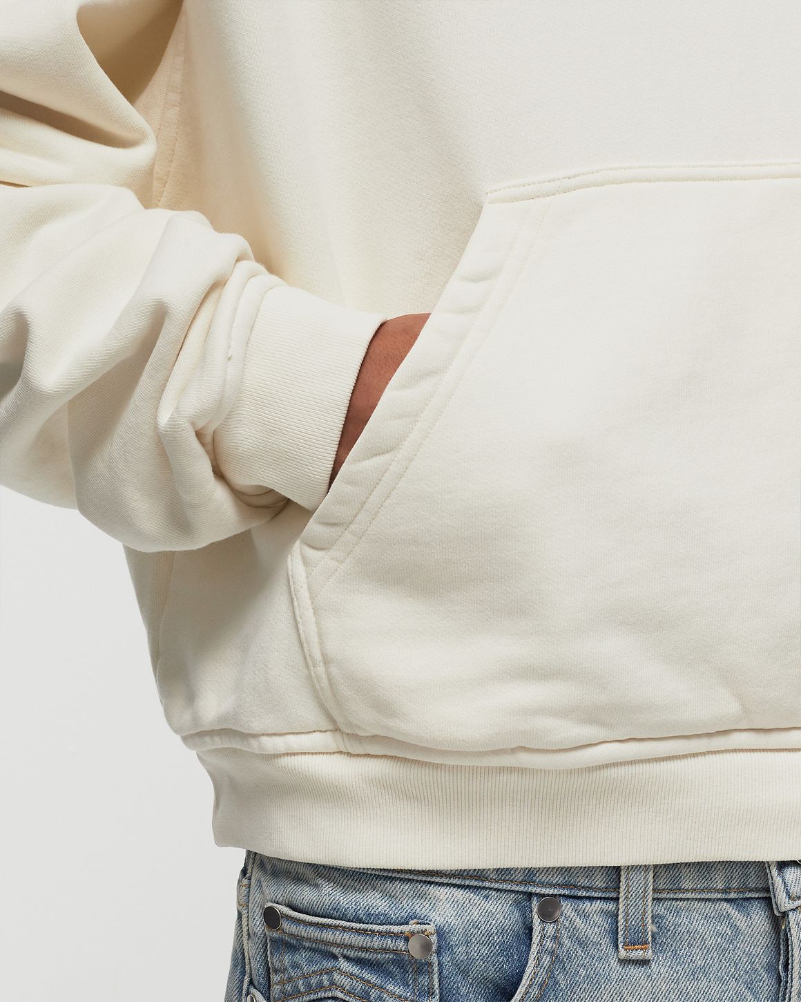 Rhude RHUDE VINTAGE RACER HOODIE White | BSTN Store
