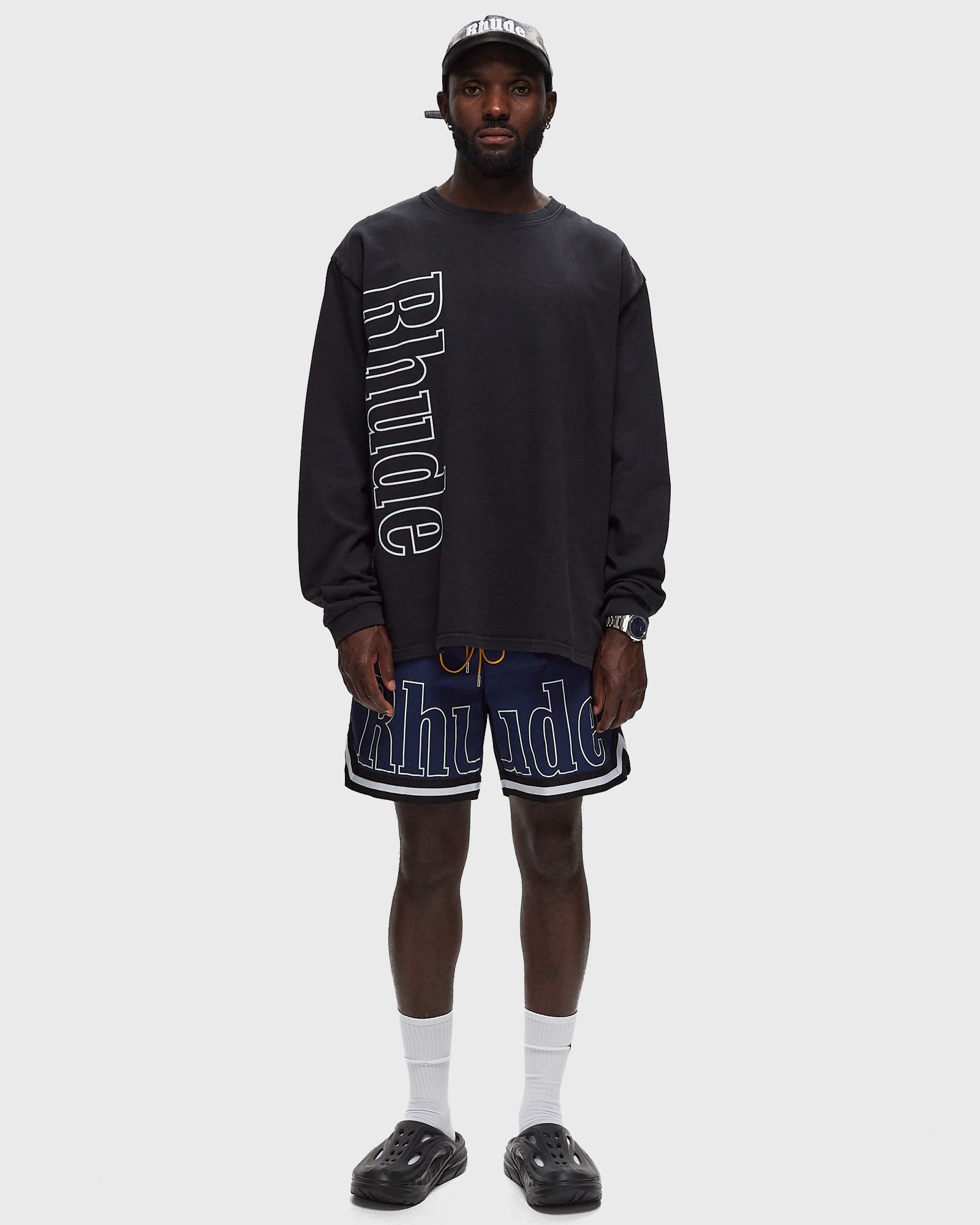 BASKETBALL LOGO SWIM SHORT