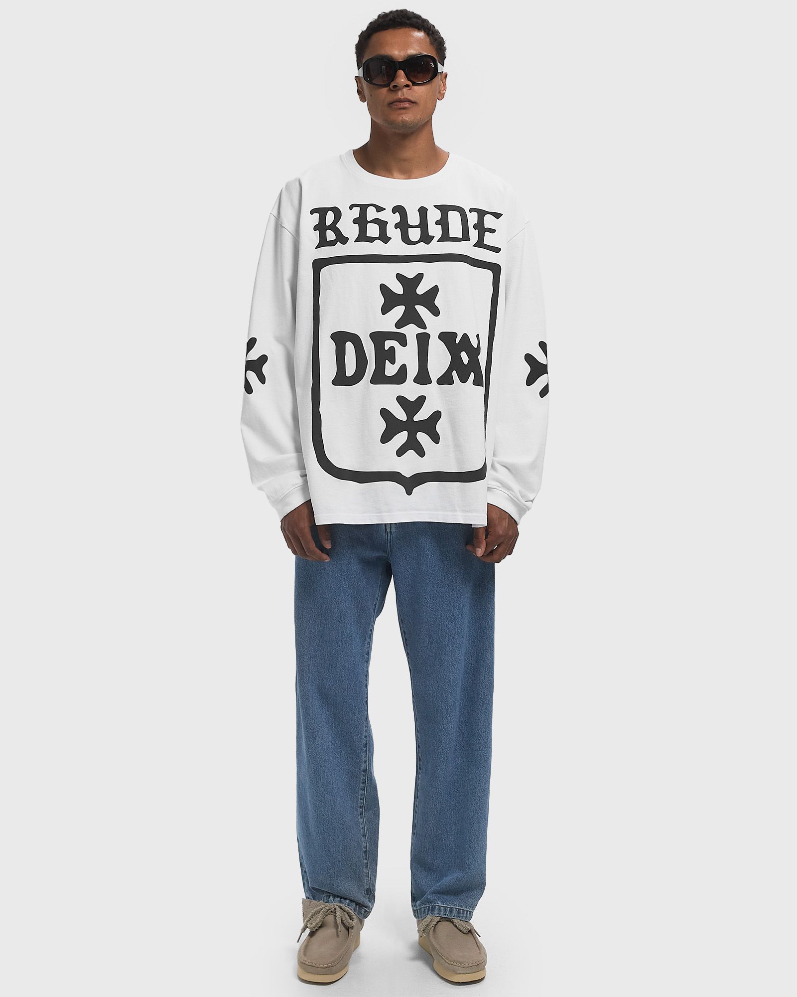 DEIX SHIELD OVERSIZED LS TEE